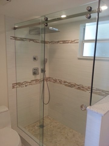 Mcgregor Gl Mirror One Stop For S Gl Barn Door Style Shower Enclosure